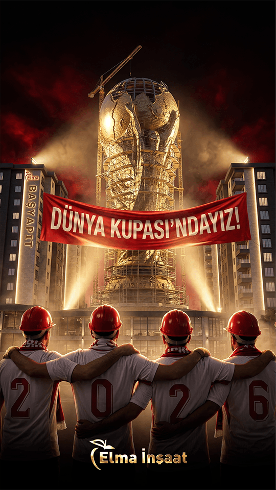 Elma İnşaat Dünya Kupası dönemi kampanya postu